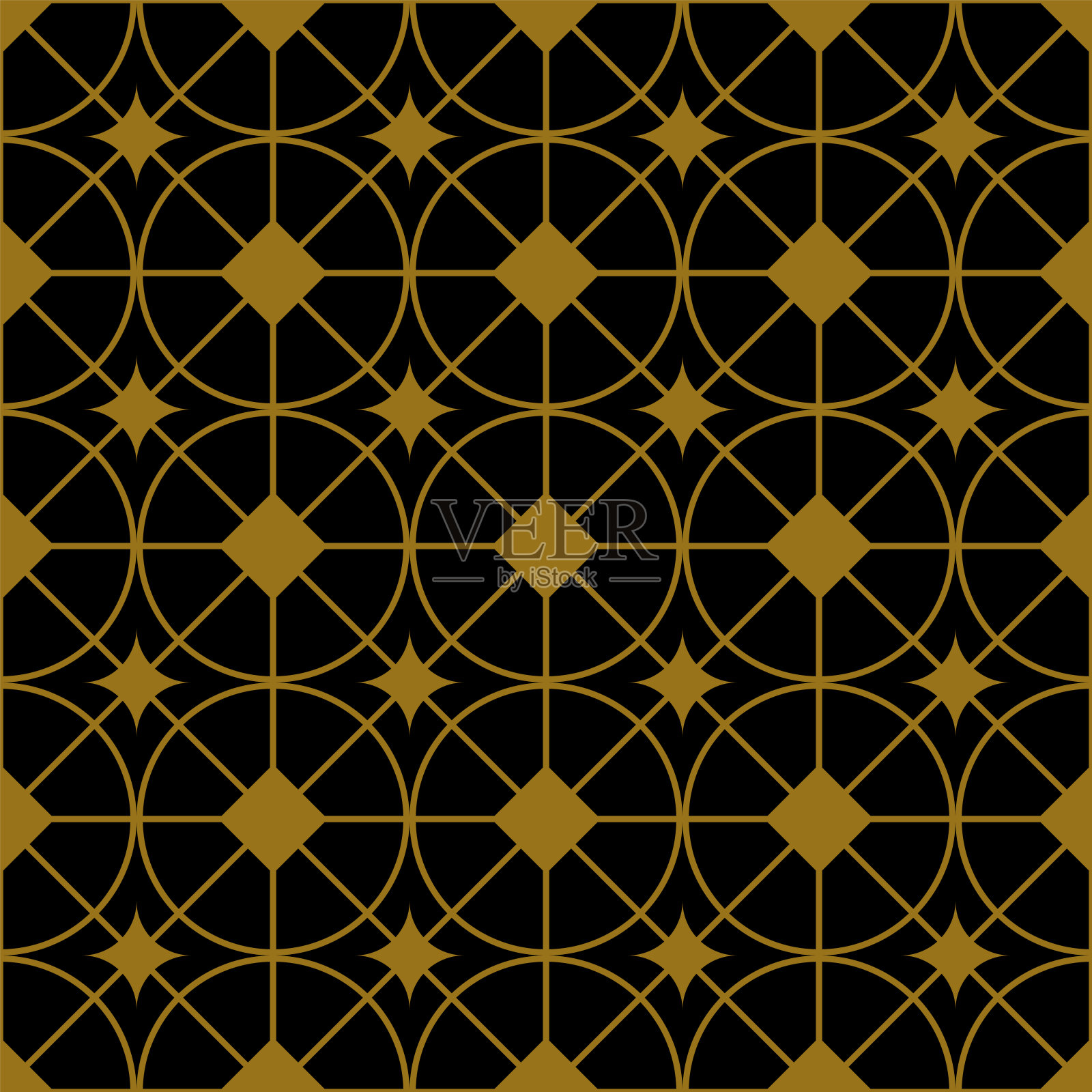 抽象几何无缝图案。矢量插图。每股收益10插画图片素材