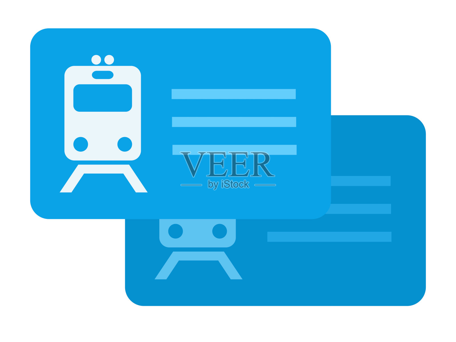 火车票矢量平,孤立上白插画图片素材