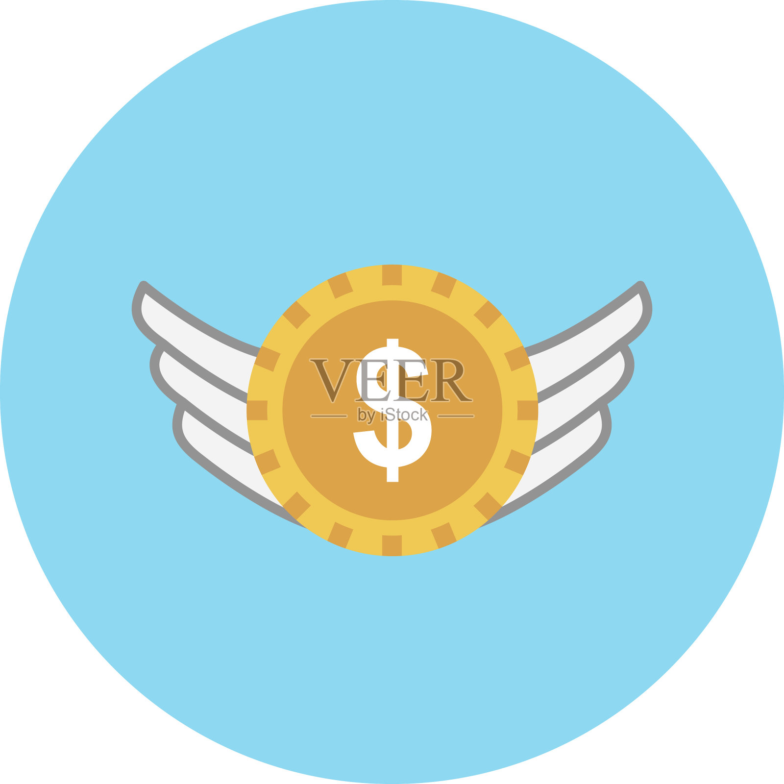 金融插画图片素材