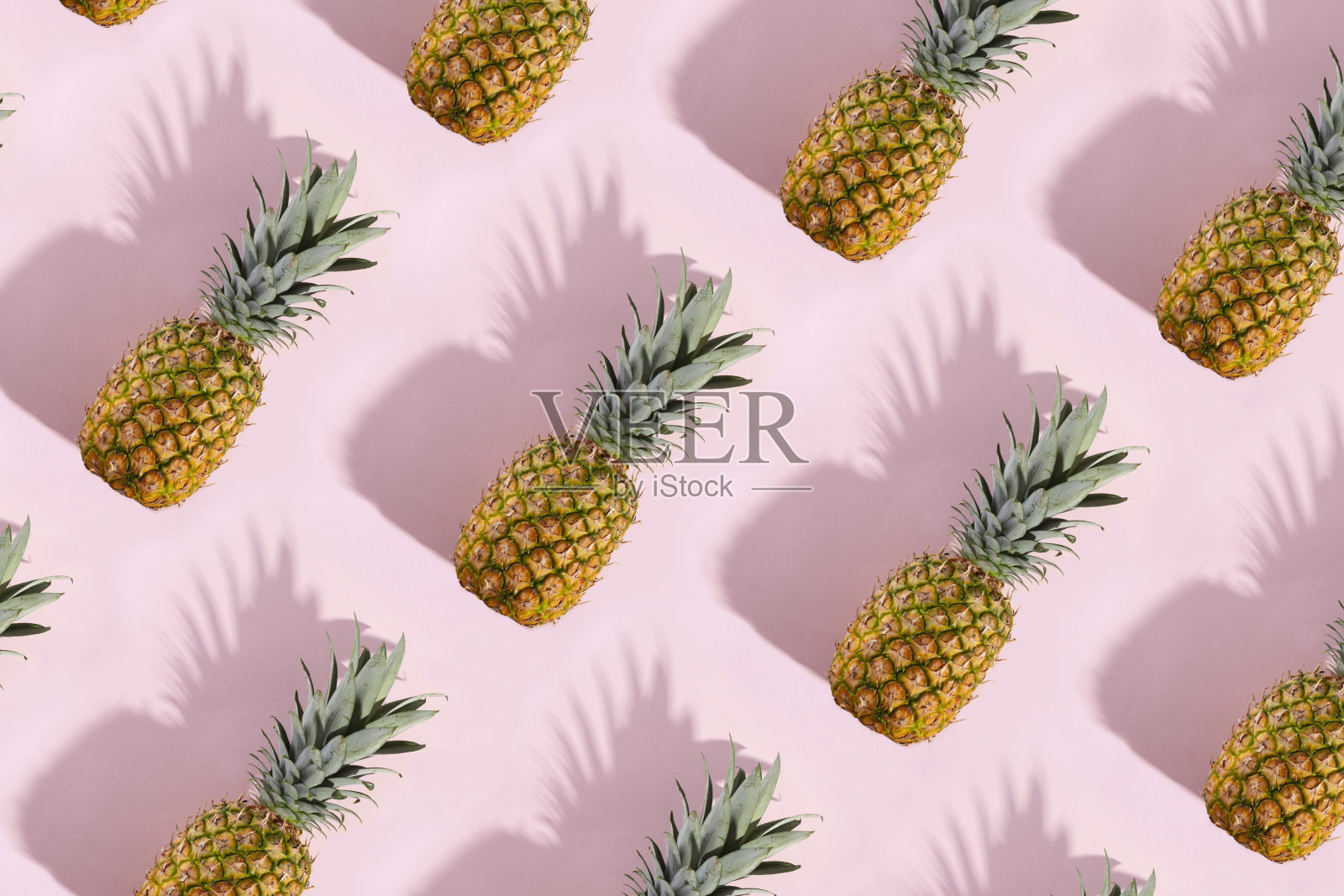 菠萝的背景。照片摄影图片