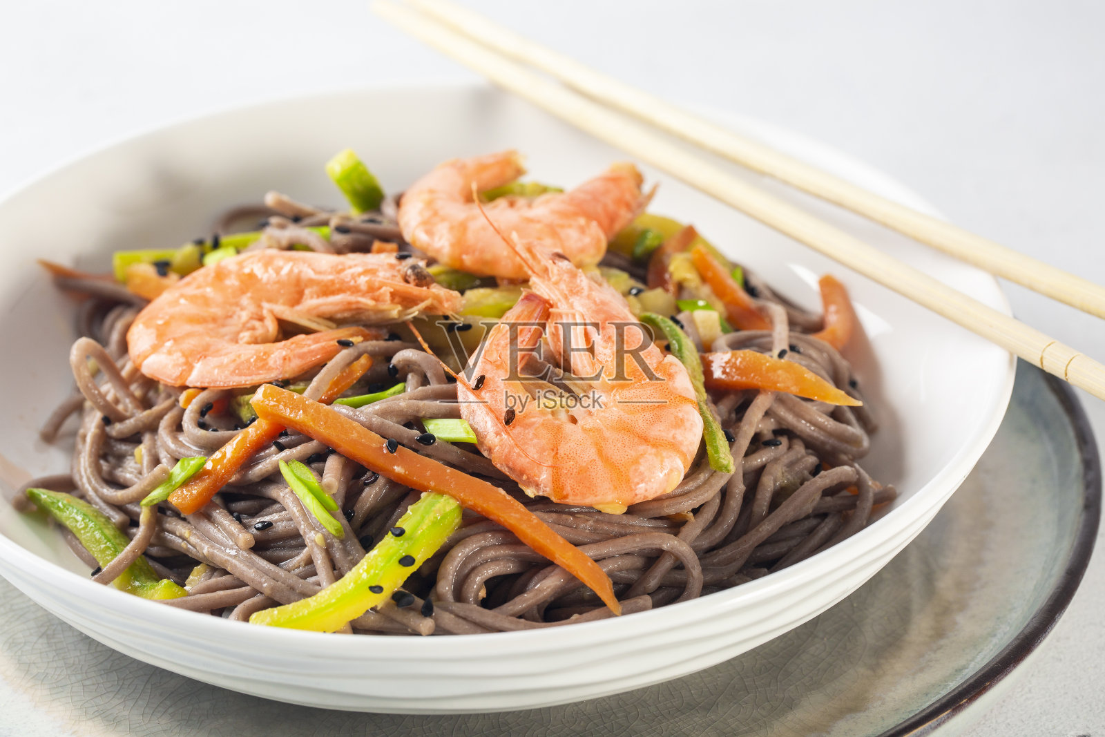 荞麦面照片摄影图片