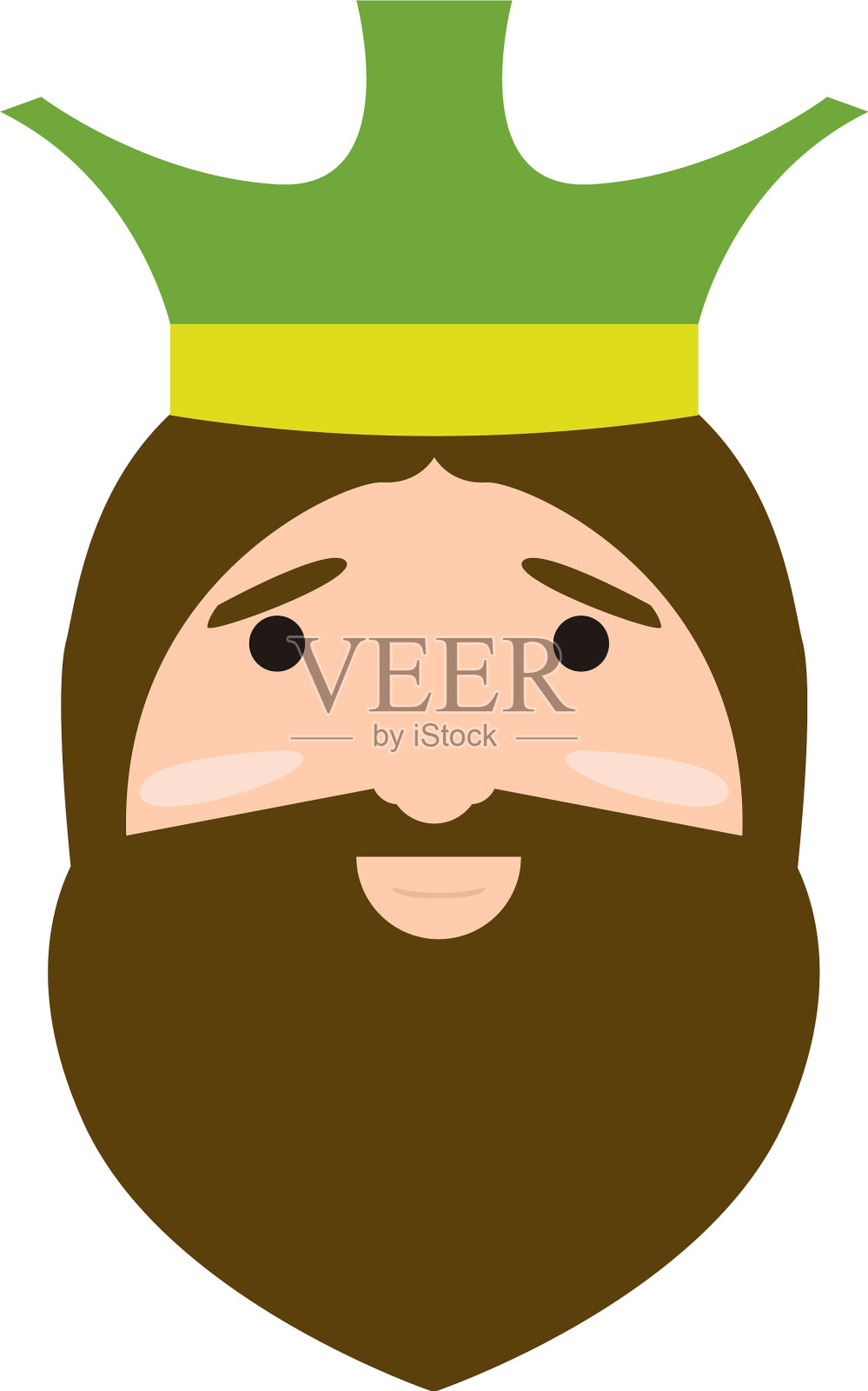 孤立的智者插画图片素材