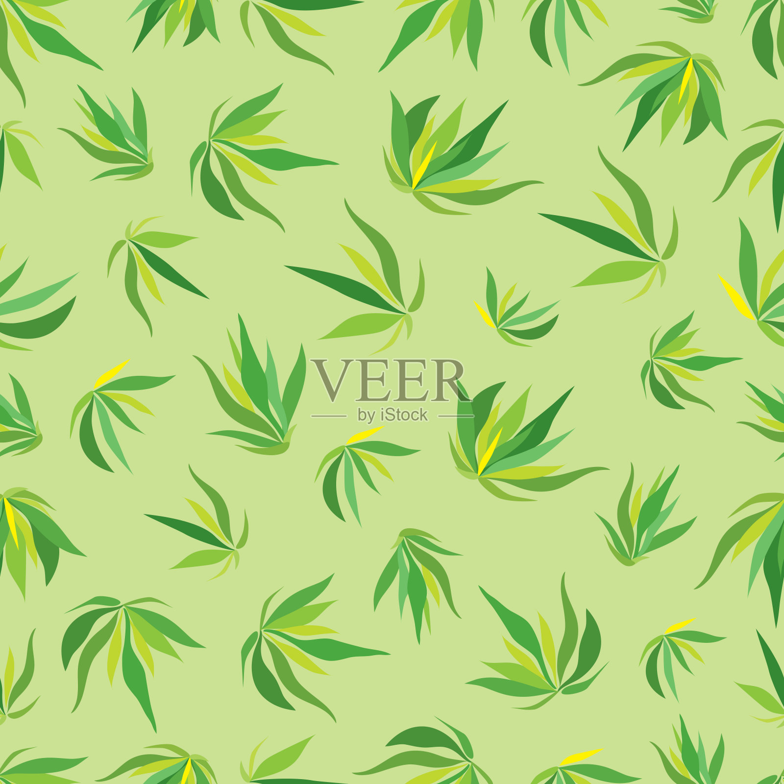 叶子图案插画图片素材