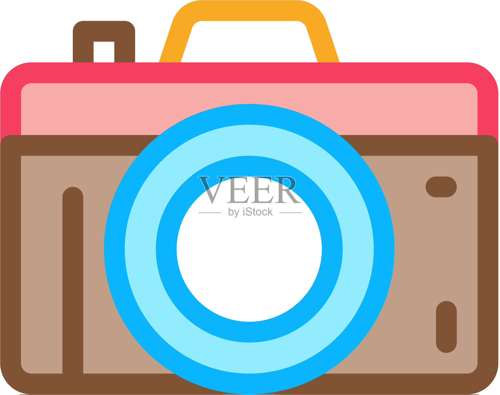 相机图标轮廓图标素材