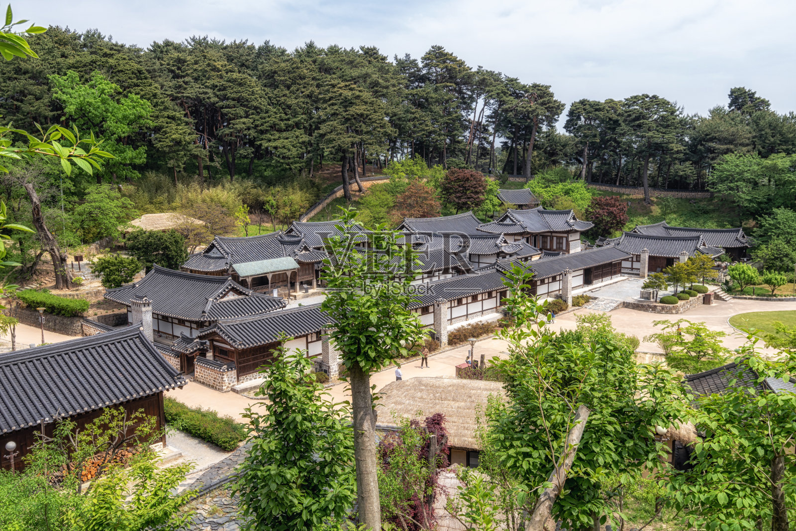 Seongyojang房子视图照片摄影图片