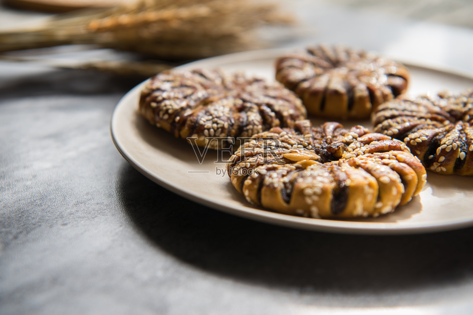 美味的马蹄酥照片摄影图片