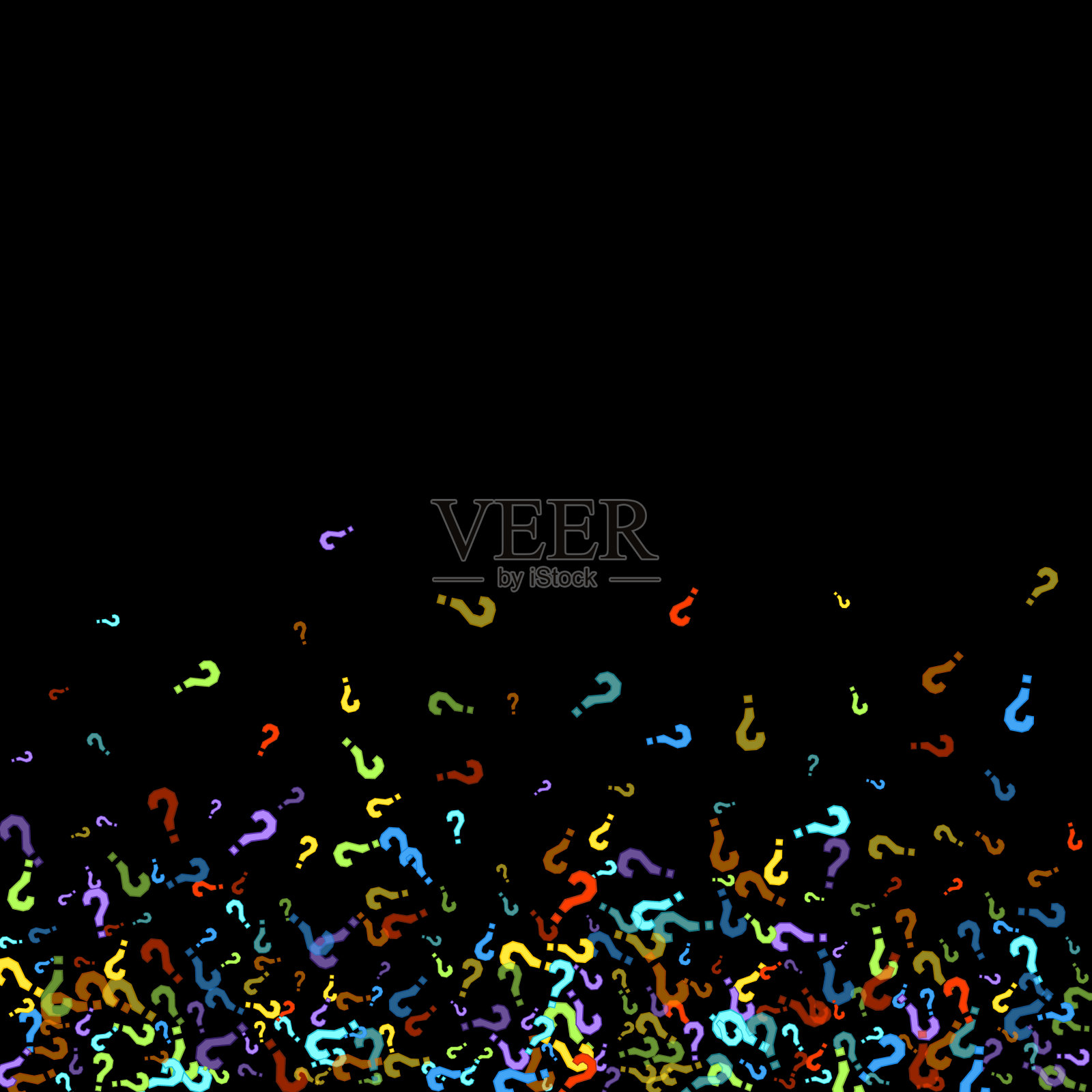 问号测验,疑问测验查询公众测验。插画图片素材