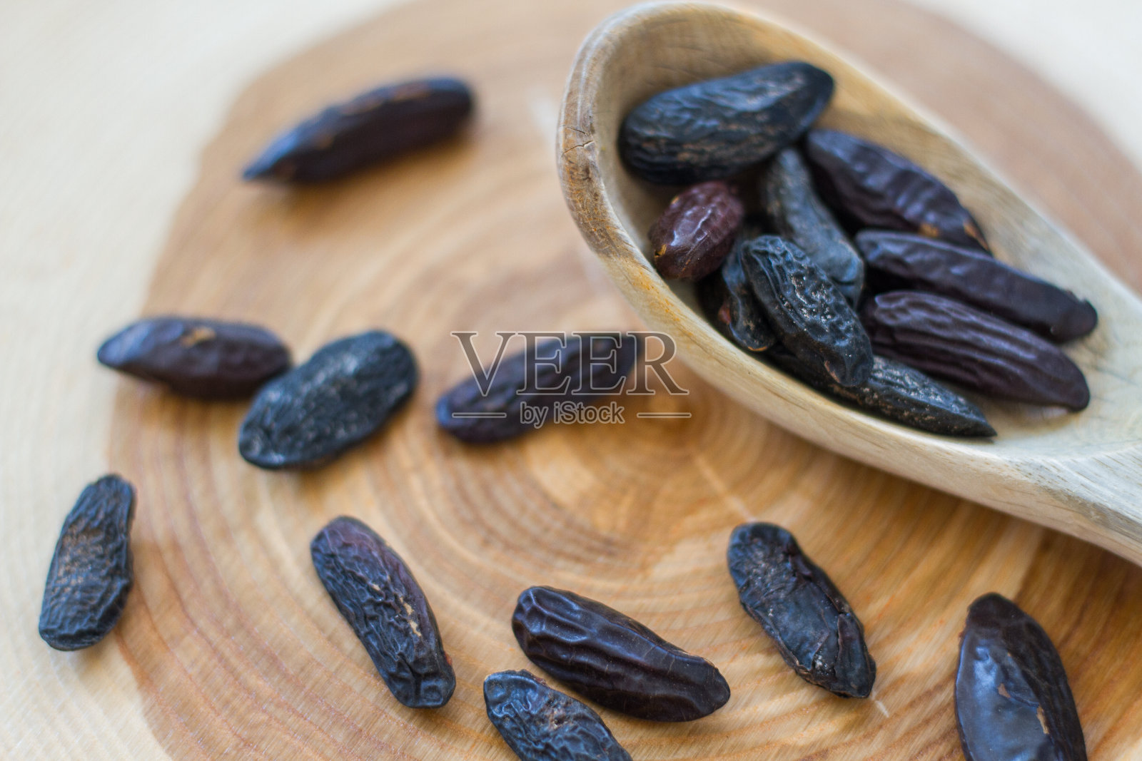 桌子上的种子特写镜头照片摄影图片