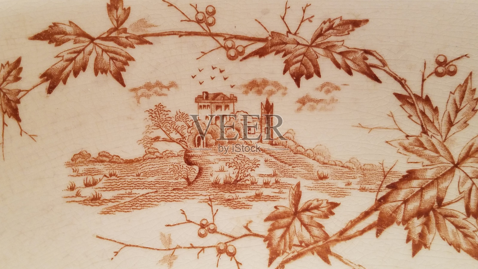 中国艺术在复古的洗碗室内照片摄影图片