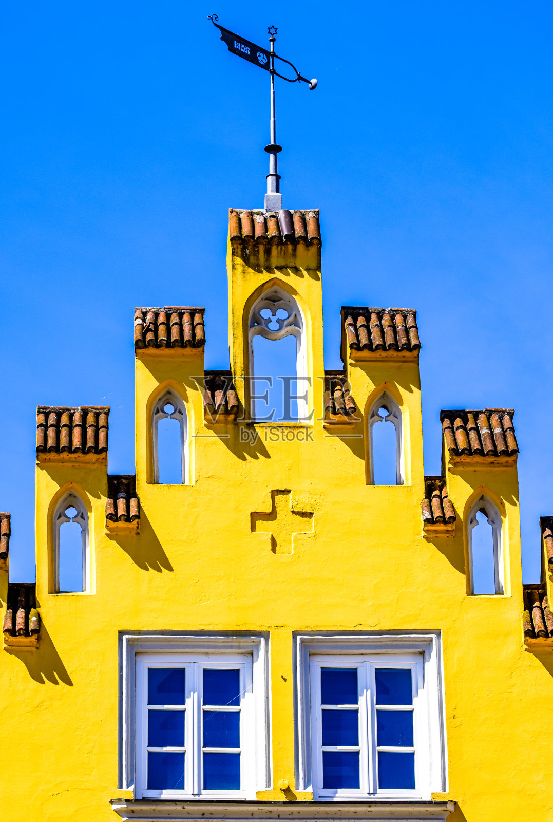 在Landshut - bavaria的历史正面照片摄影图片