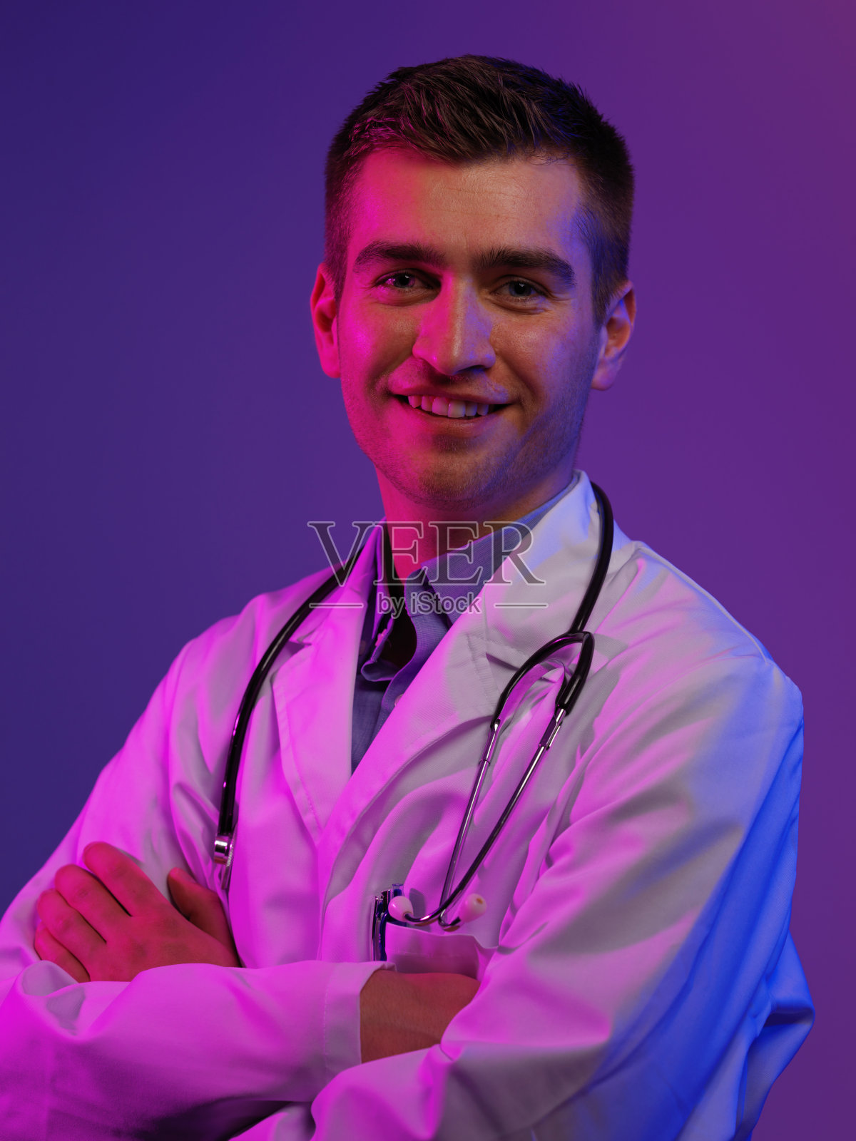 医生的肖像照片摄影图片