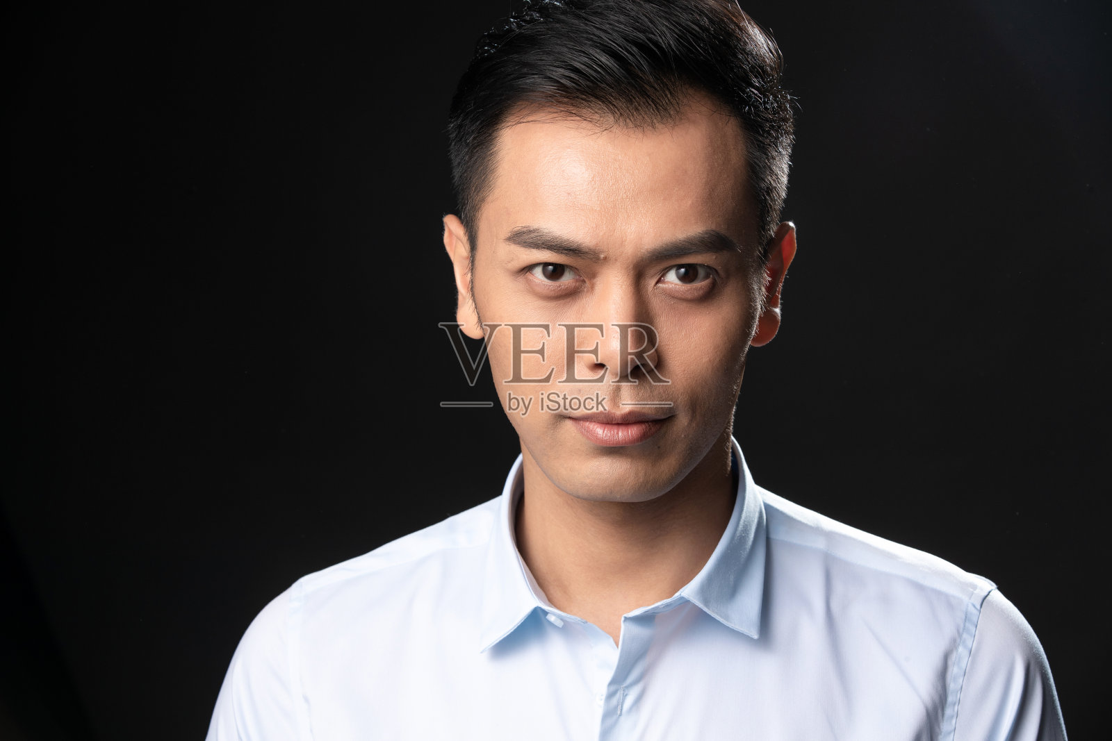 成熟的中年商务男人肖像照片摄影图片