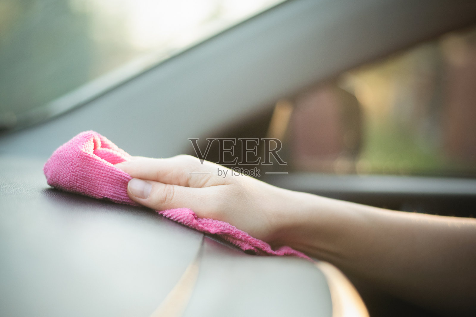 汽车清洗。照片摄影图片