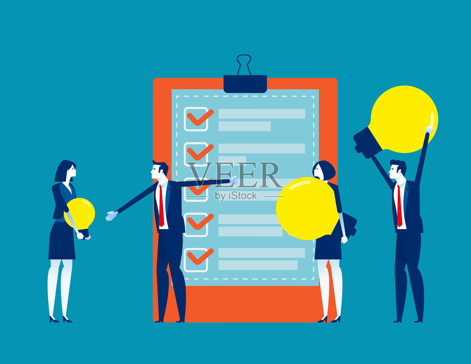 最好的商业理念概念商业插画图片素材