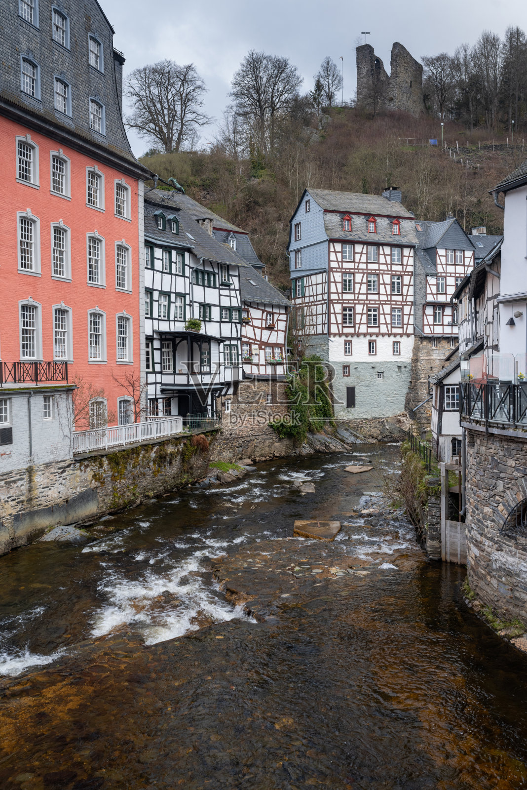 Monschau Eifel,德国照片摄影图片