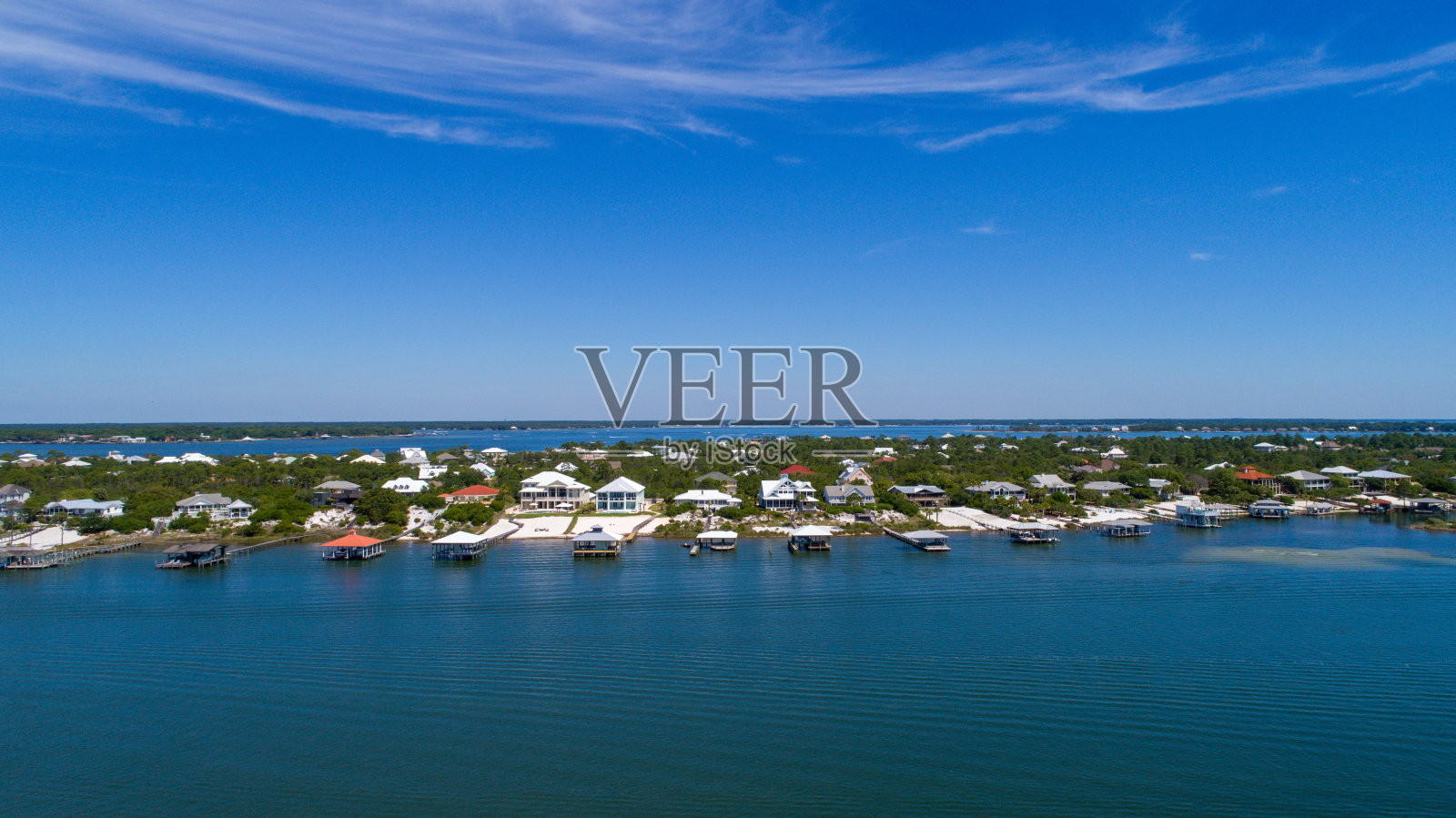 亚拉巴马州奥兰治海滩的小野岛照片摄影图片