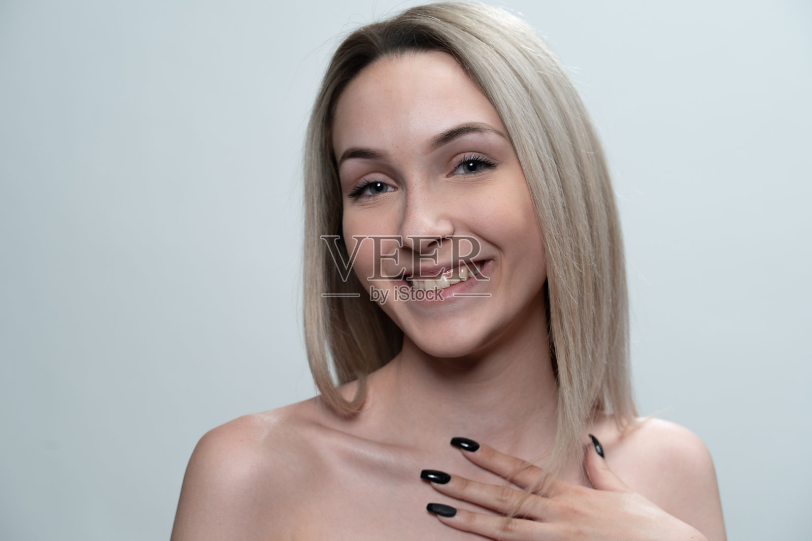 美丽的女孩照片摄影图片