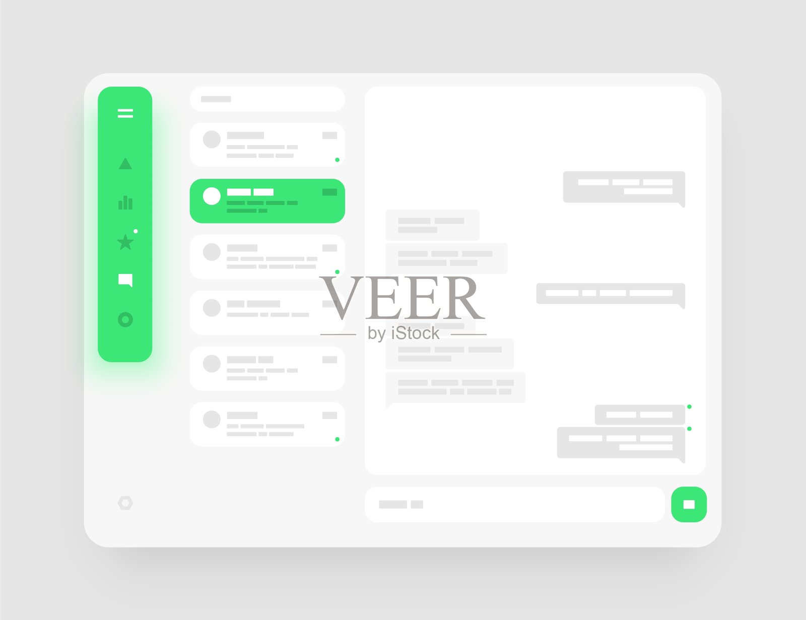 线框的屏幕。仪表盘UI和UX套件设计。用于手机应用程序或网站。插画图片素材
