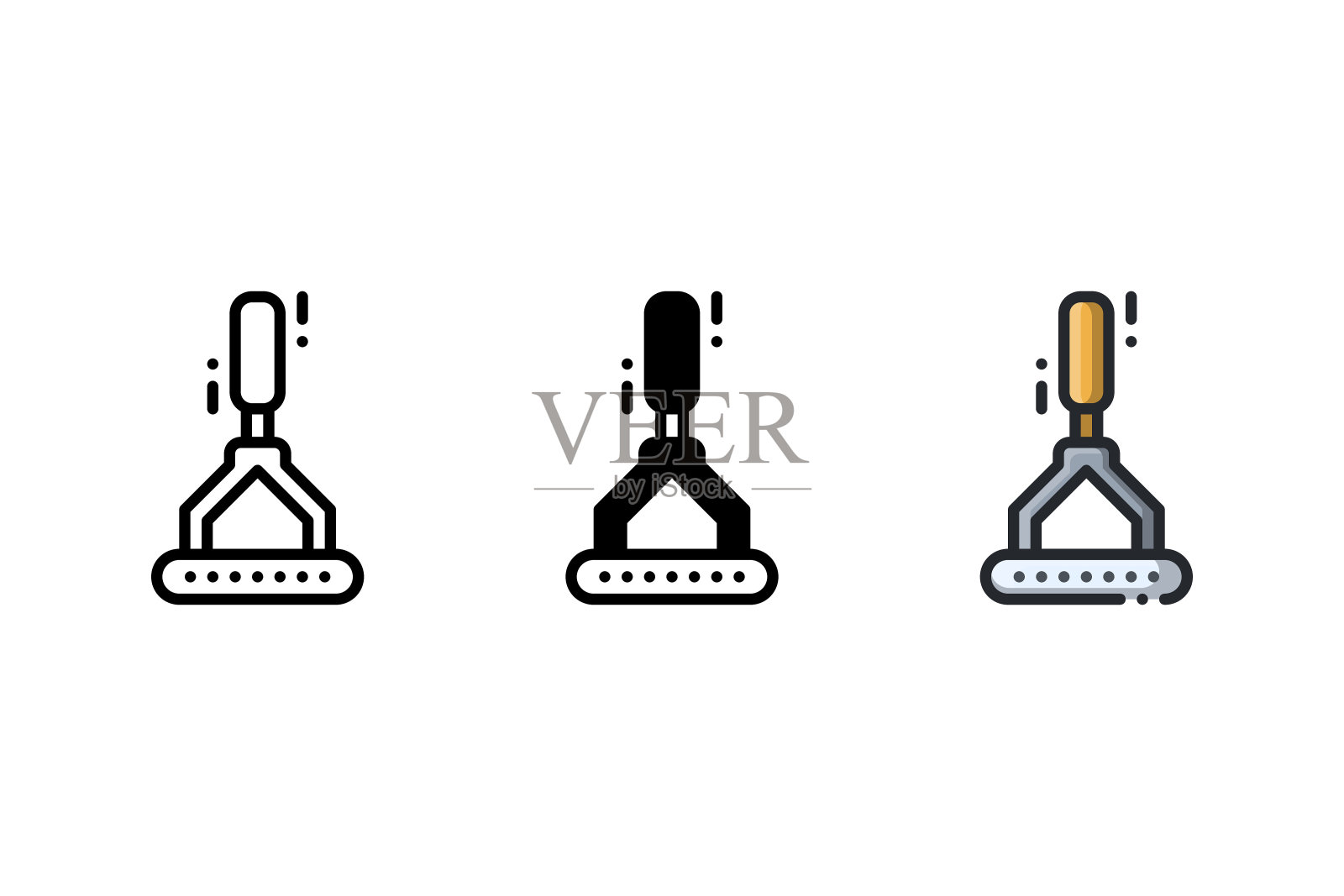 捣碎机非常适合土豆和其他食物插画图片素材