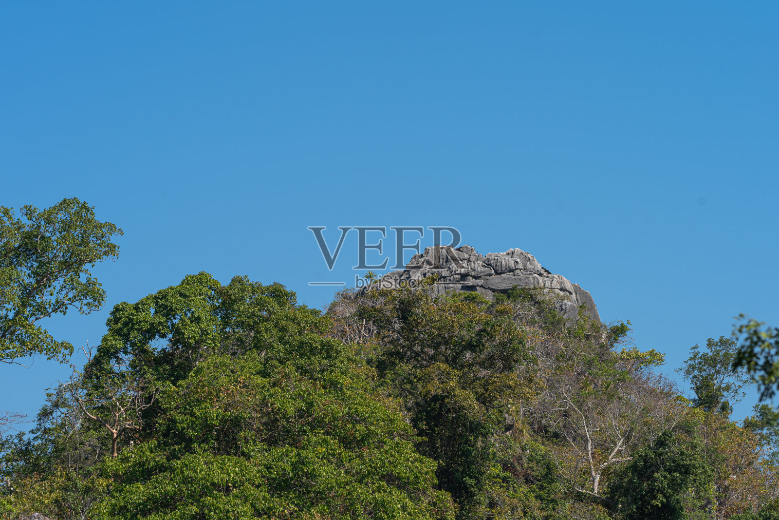 南,Doi Samurdow的狮头石照片摄影图片