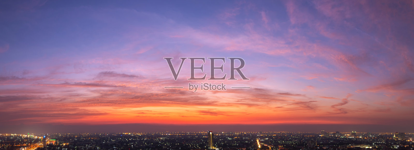 空美丽的天空全景照片摄影图片