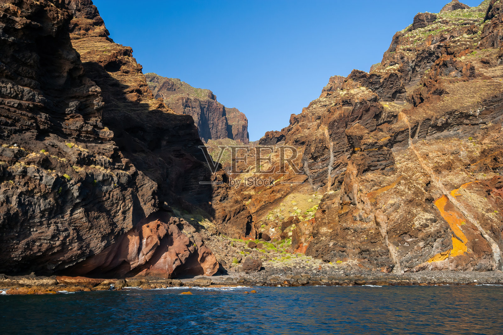 特内里费岛的海岸线照片摄影图片