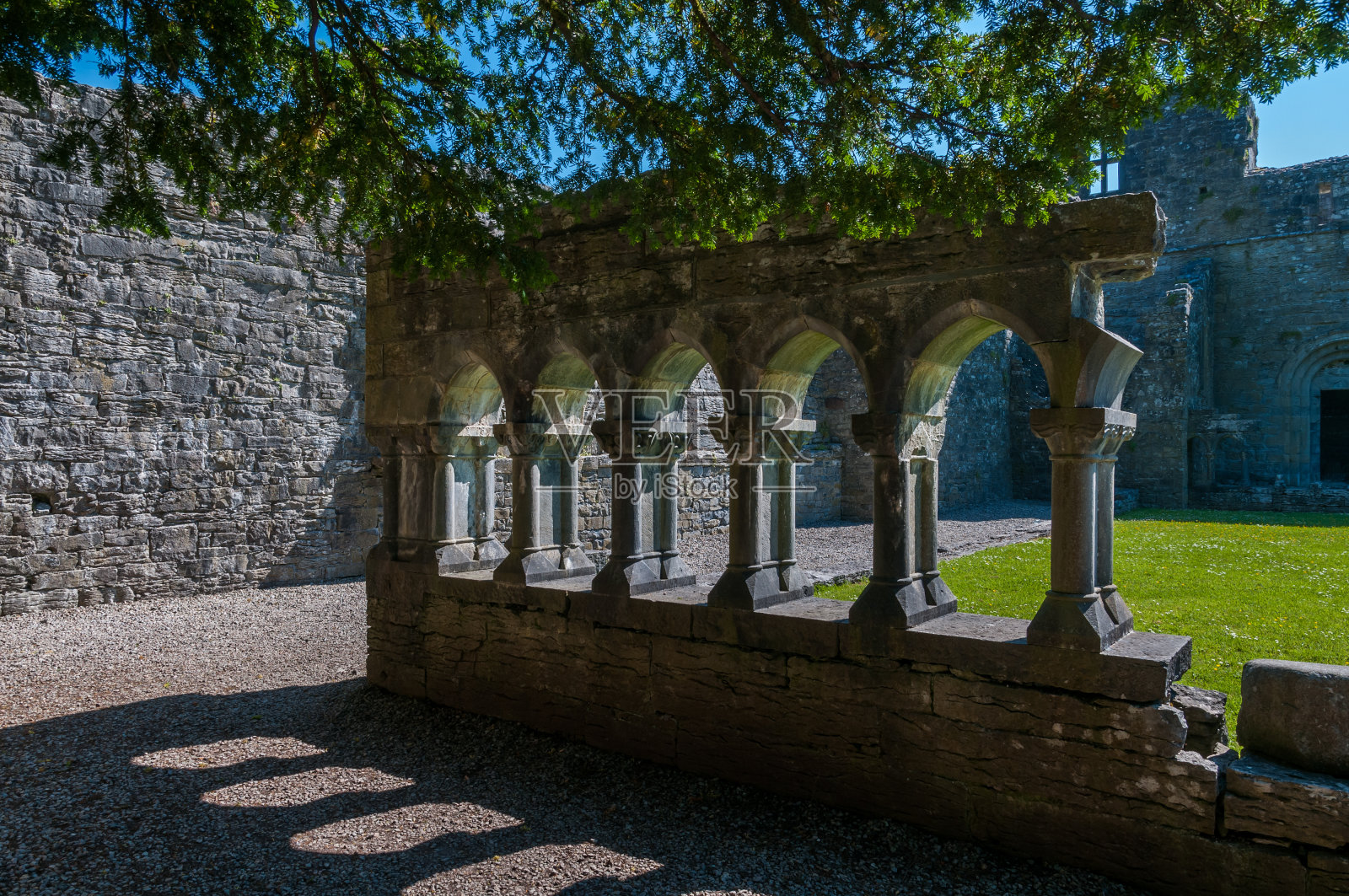 爱尔兰的奥古斯丁修道院照片摄影图片