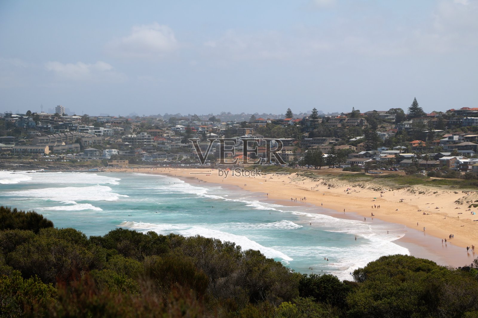 长礁海滩去迪为什么海滩,澳大利亚悉尼照片摄影图片