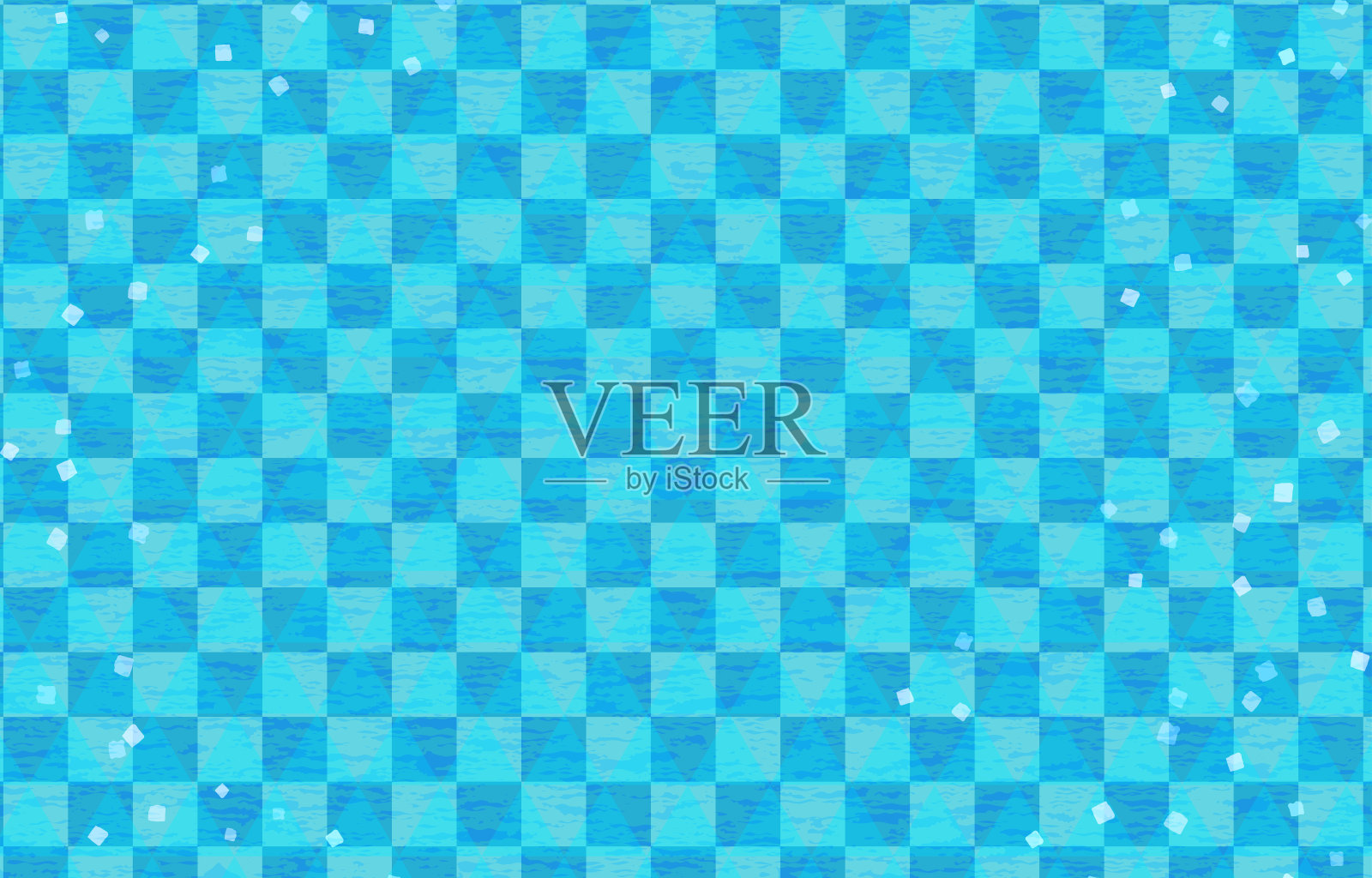 日式背景,带有方格图案和尺度设计元素图片