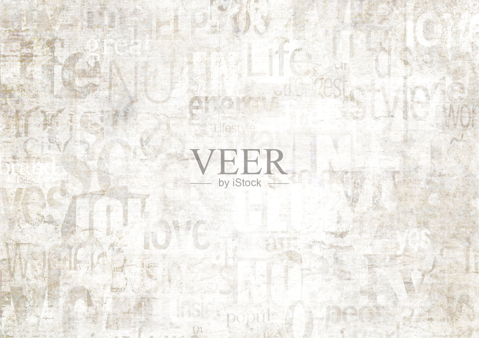 旧的老式垃圾报纸纸纹理背景。照片摄影图片