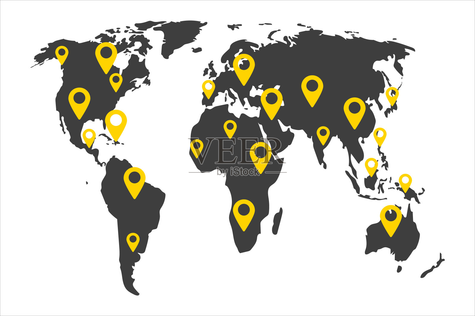 德国地图在白色隔离带上。每股收益10插画图片素材