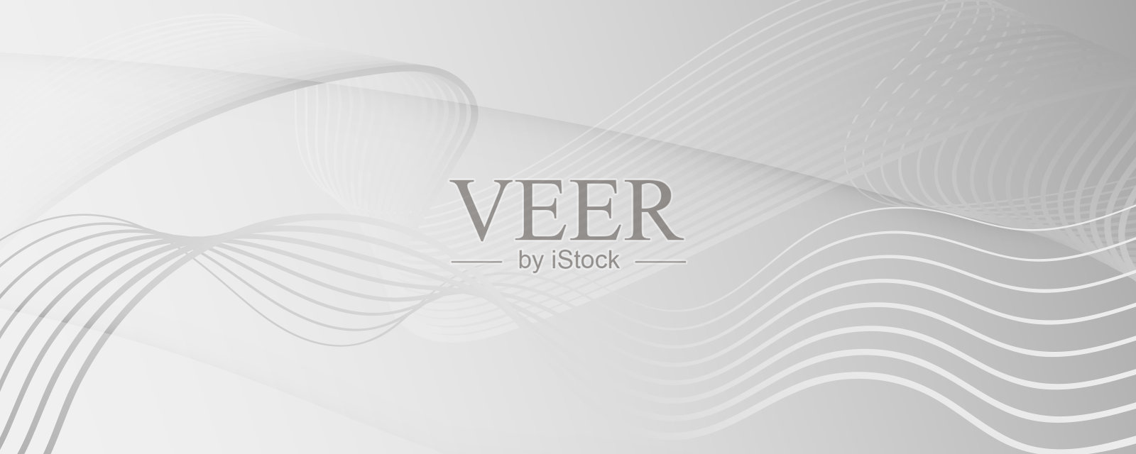 灰色复古流体形状。3d流线模式。插画图片素材