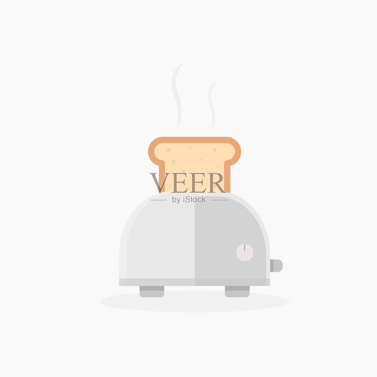 烤面包机面包矢量插图插画图片素材