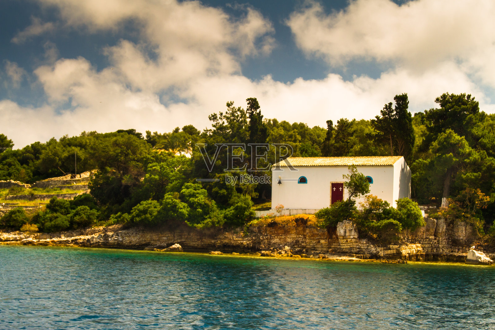 Paxi岛屿,希腊照片摄影图片