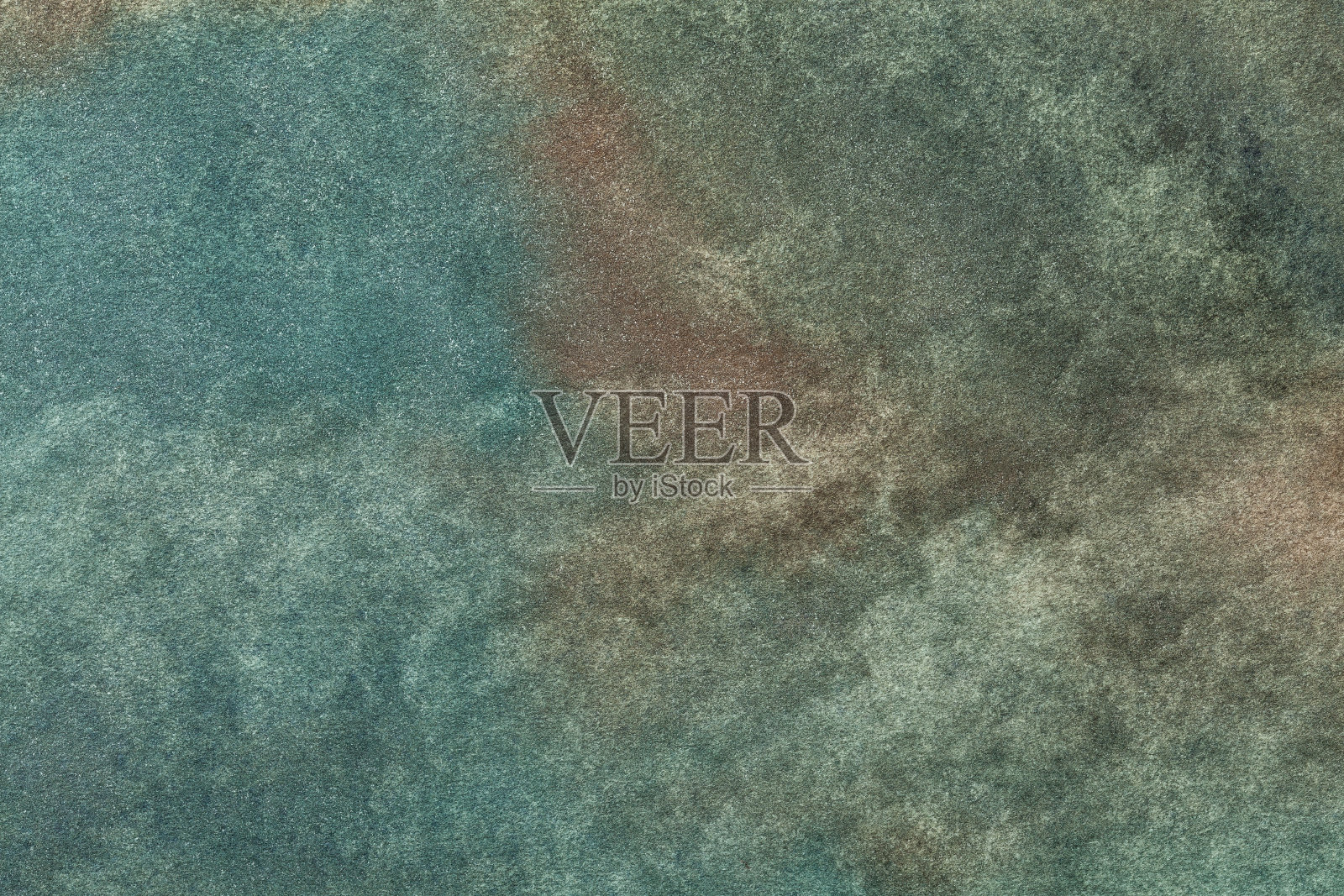 抽象艺术背景颜色为深绿色和棕色。画布上的多色水彩画照片摄影图片