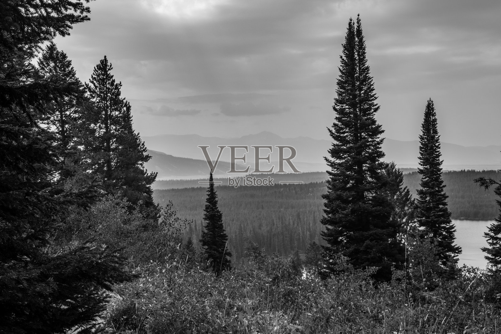 泰顿徒步旅行照片摄影图片