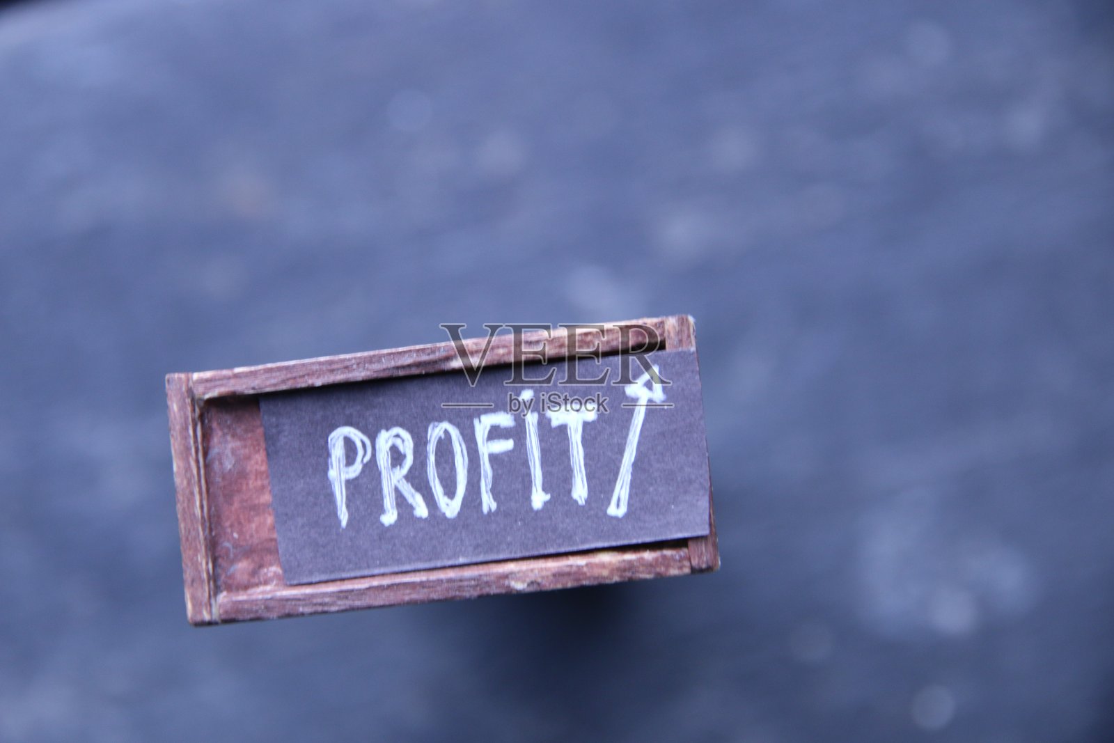 利润增长创意理念。照片摄影图片