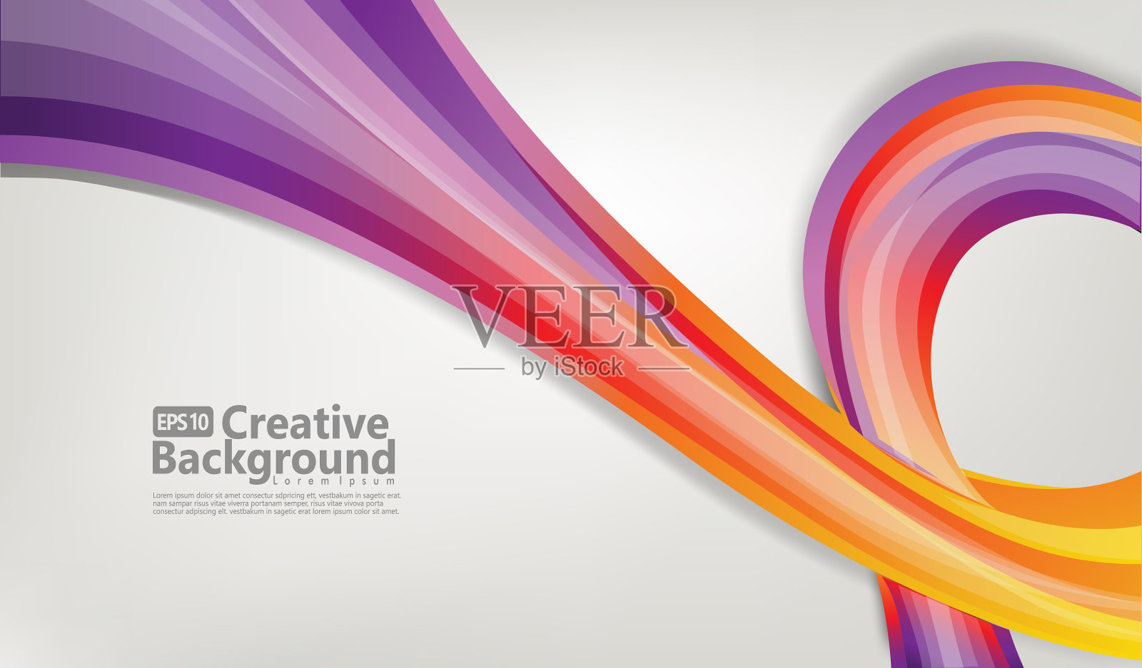 时尚的几何背景3d流体形状eps10插画图片素材