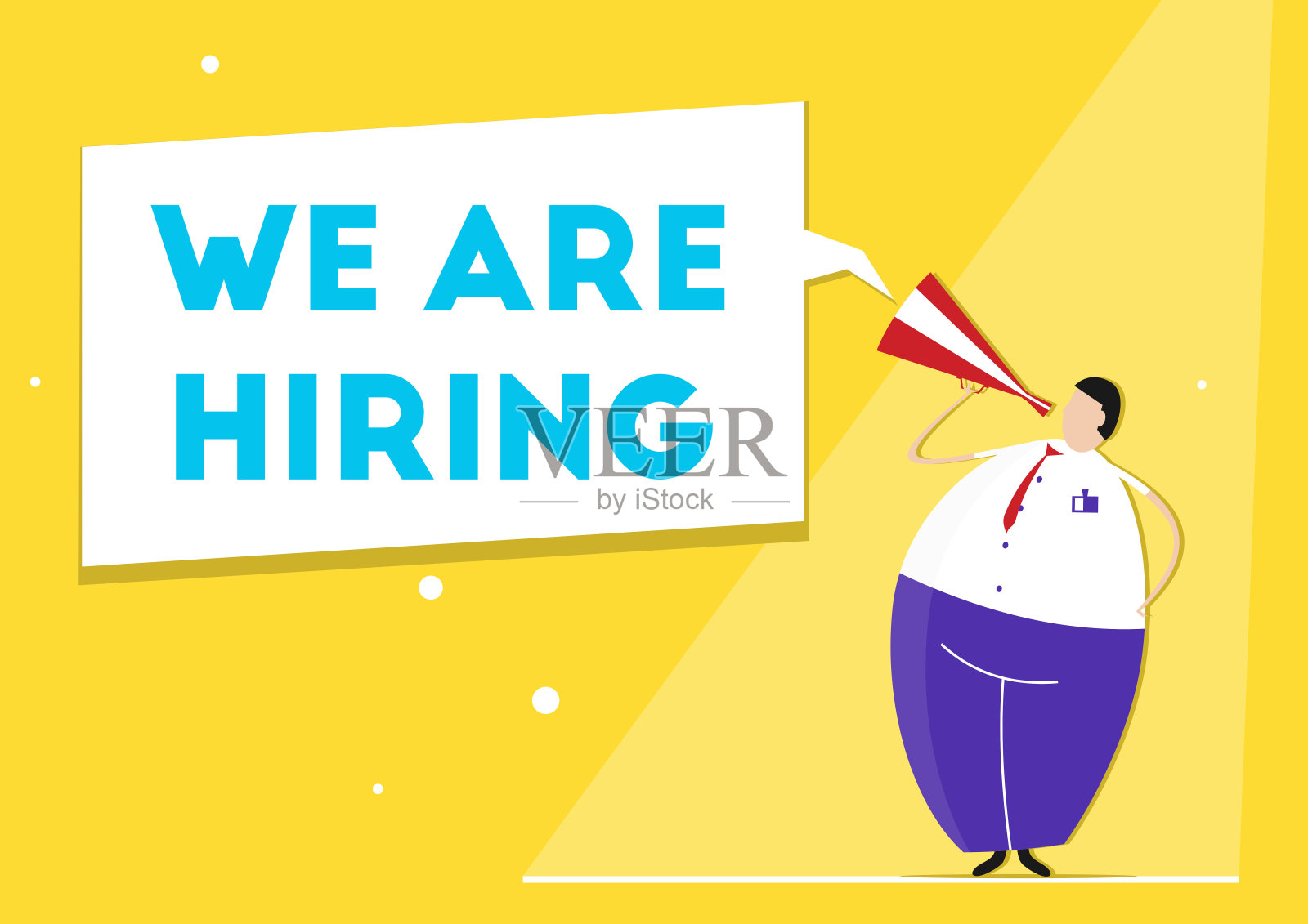 我们正在招聘。插画图片素材
