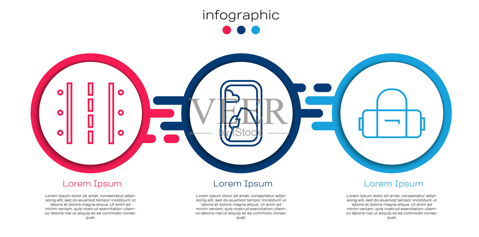设置机场跑道,飞机窗口和行李箱。业务信息模板。向量设计模板素材