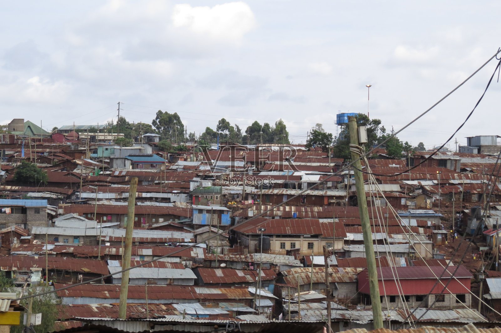 在肯尼亚贫民窟照片摄影图片