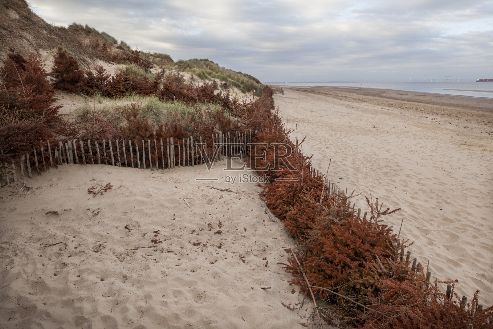 默西塞德郡Formby海滩照片摄影图片