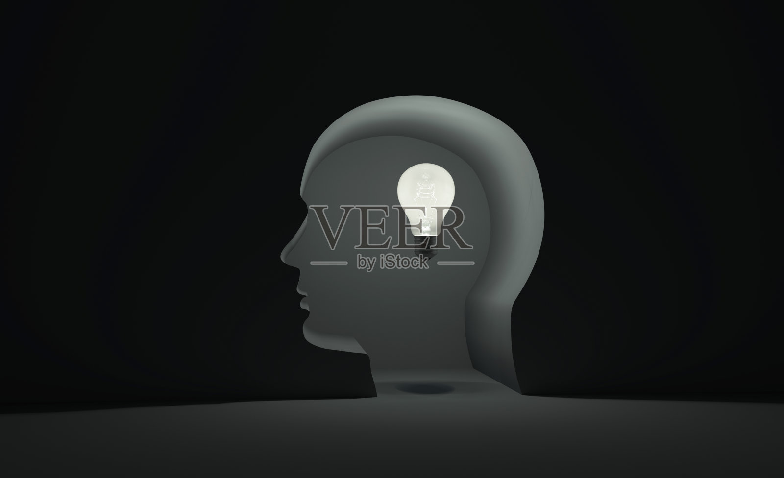 Head idea 3d渲染照片摄影图片