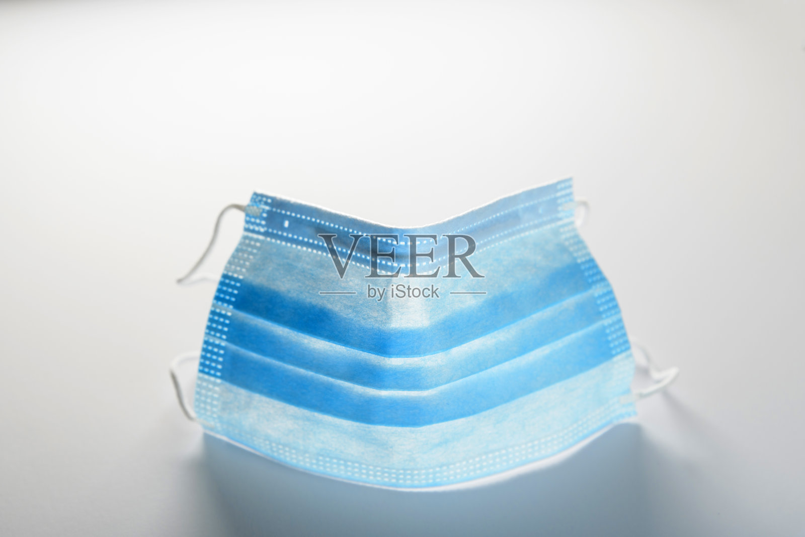 蓝色医疗面具照片摄影图片