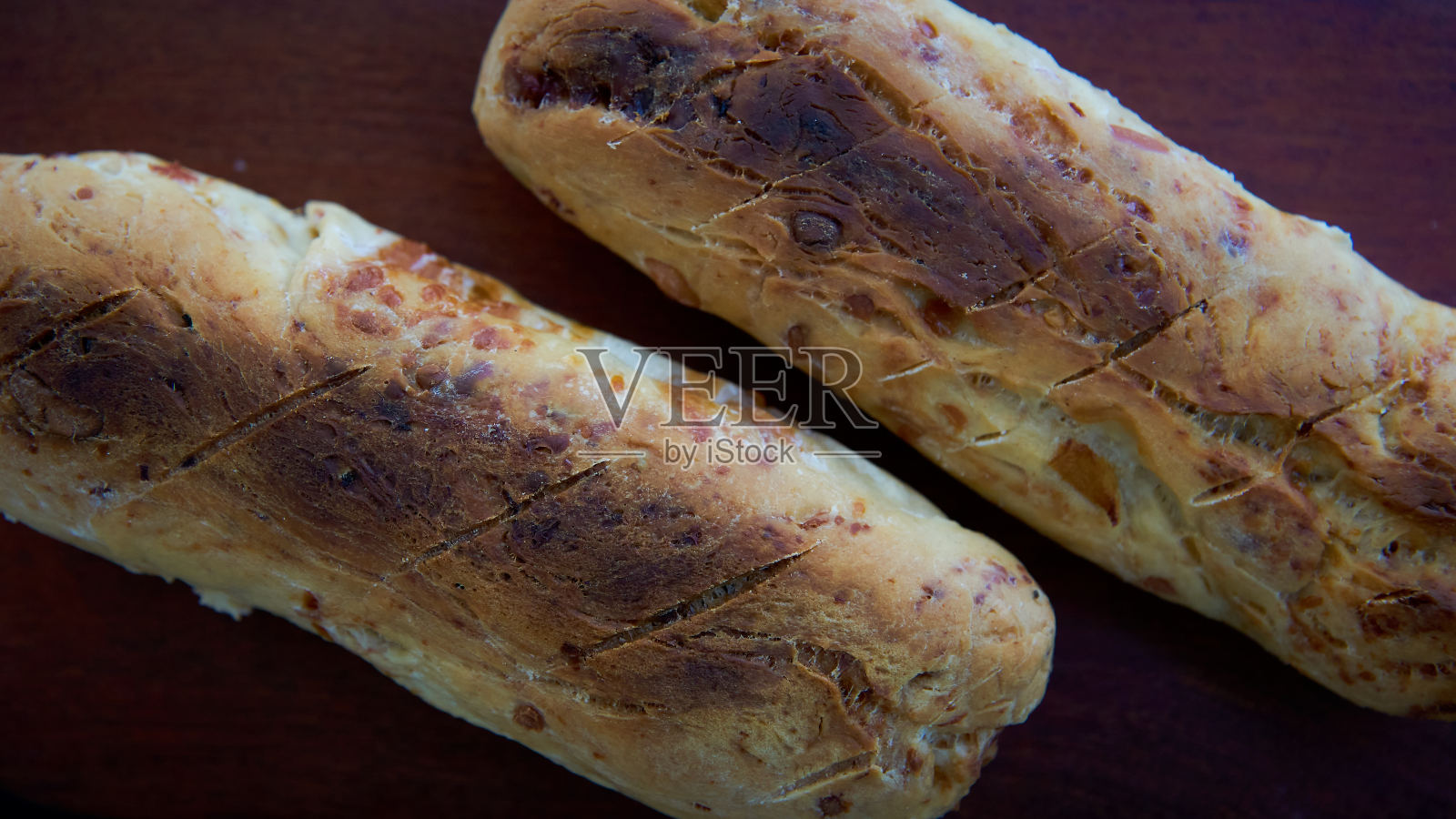 俯视图调味自制面包照片摄影图片