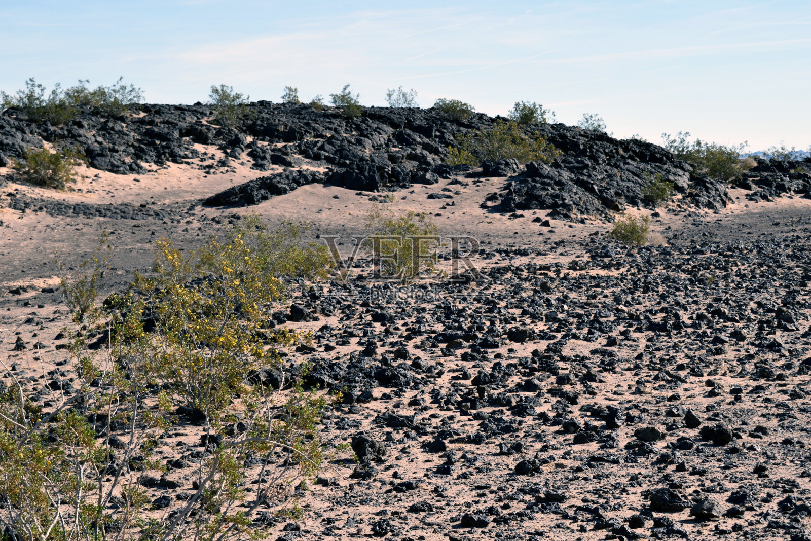 南加州的火山地形照片摄影图片