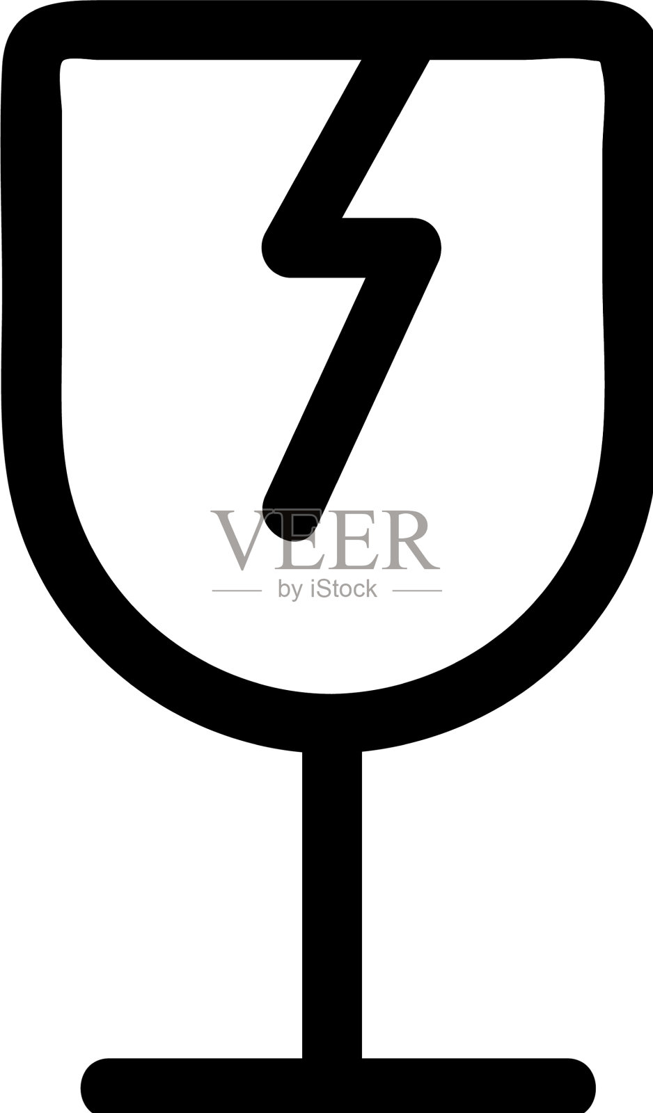 裂纹图标孤立轮廓符号图标素材