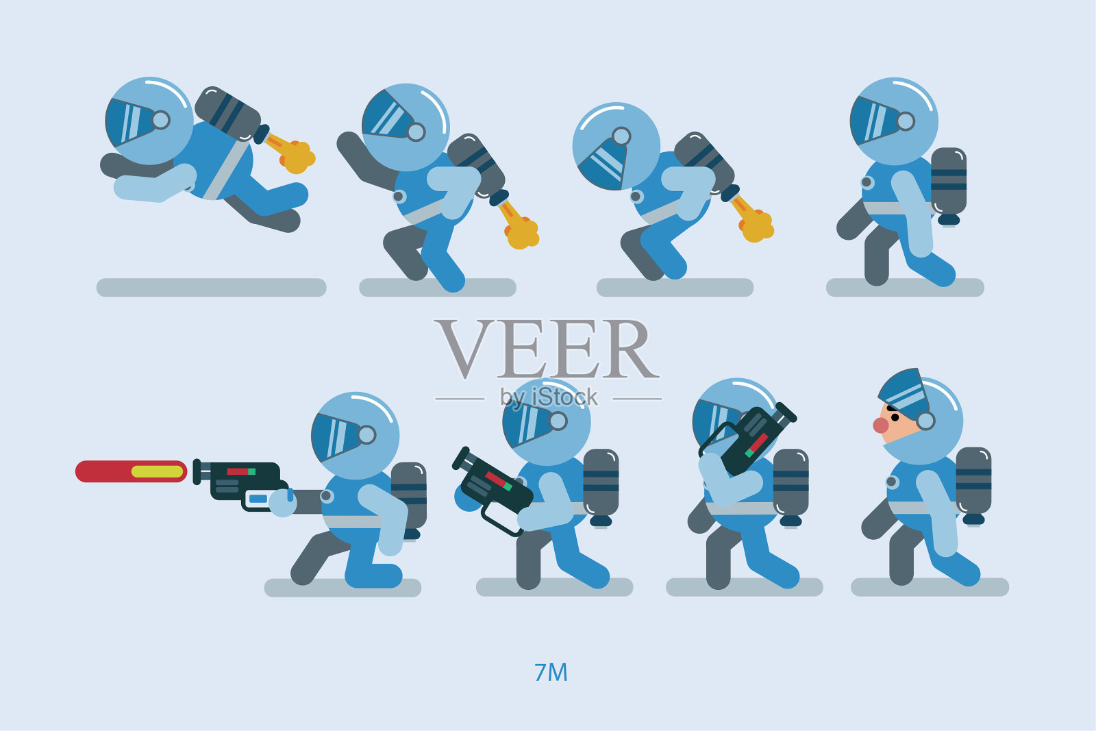 宇航员插画图片素材