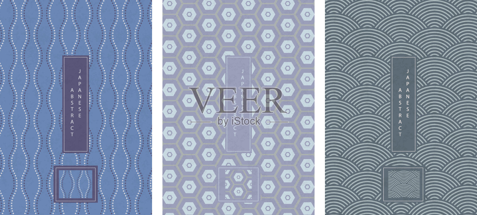 东方日式抽象无缝图案背景设计几何波移动点线和多边形交叉框架插画图片素材