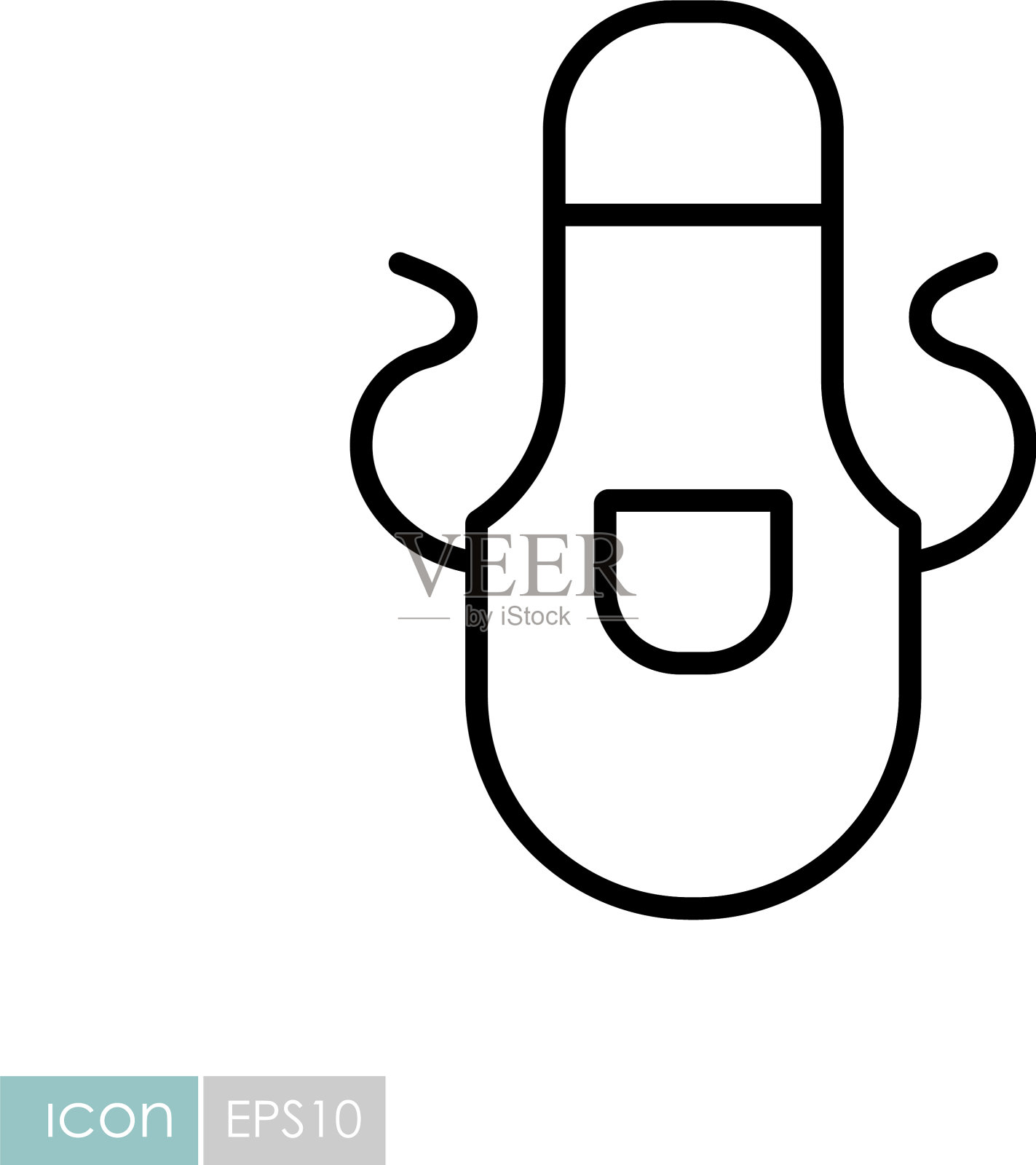 厨房围裙保护服装图标图标素材